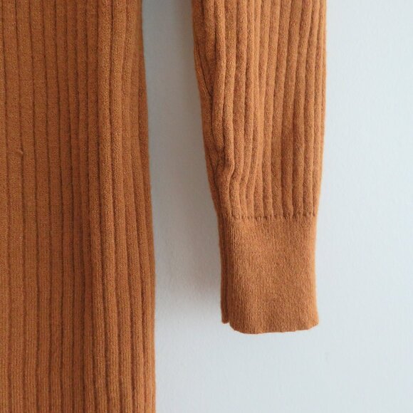 HEARTLOOM Dahlia Ribbed Knit Maxi Dress in Rust - Women's Size M NWT - Picture 7 of 16
